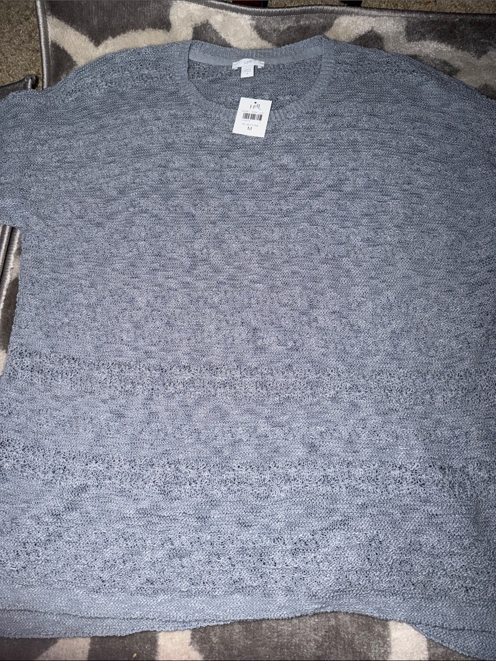 J.Jill new with tags knit gray top sz medium